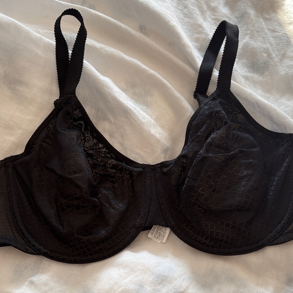 Wacoal Black Underwire Bra-38DD